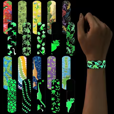 20Pcs/Set Cartoon Luminous Band Aid 72x19mm Glow in The Dark Plaster for Children Kids Cute Adhesive