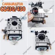 430 Carburator Karburator Mesin Potong rumput 2tak 44cc CG430 BG430 Krisbow Matsumoto dll