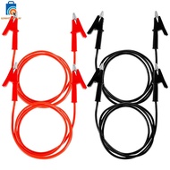 2Pcs Alligator Clip Electrical Test Wires Set Resin 1m/3.3FT 14 Gauge Jumper Wires Kit  SHOPSKC3146