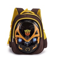 🔥Transformers Bumblebee Kid School Bag Children Bag 3D Cartoon Backpack Kindergarten Bag🔥