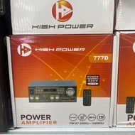 HIGHPOWER AMPLIFIER 777 a / 777 B / 777 D