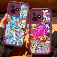Wine Red Case for Realme C55 C51 C51S C63 C53 Narzo N63 Note 50 N53 N55 Z-7 Rainbow Horse