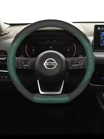 Leather Car Steering Wheel Cover For Nissan X-trail XTrail T30 T31 T32 T33 Sentra Altima 2015-2025 A