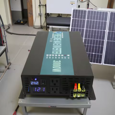 Reliable Pure Sine Wave Inverter 3000W 24V 220V Solar Panel Power Bank Generator Converter 12V/36/48