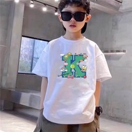 8 Colors NELLY Children's short-sleeved T-shirt K letters kids t shirt for boys
