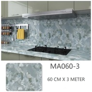 (888) Asthetic Kitchen Sticker Wallpaper Table Cupboard 60X3M Multifunctional Sticker