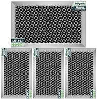 4Pcs Microwave Charcoal Filter Replacement for GE JX81A WB2X9883, Microwave Filter Replacement 11.15