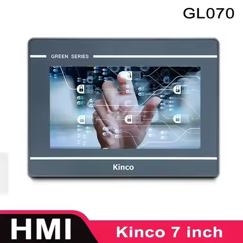 Kinco 7 Inch HMI GL070 GL070E Human Machine Interface Industrial Control Display Screen with Etherne