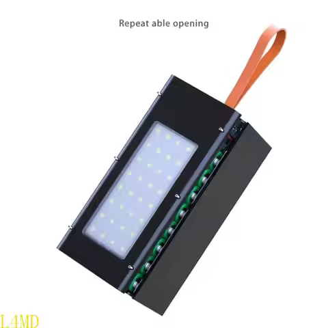 L4MD 32x18650 Battery Case Case Plastic Housing Faster Chargers Case for 18650 Batteries Detachable 