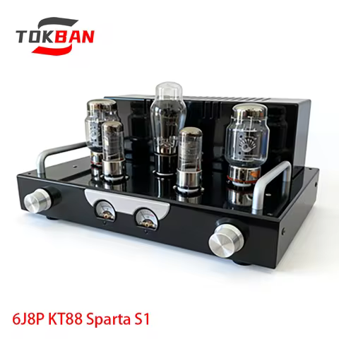TOKBAN 6J8P KT88 Sparta S1 15W*2 2.0 Channel Stereo Amplifier HIFI Luxury High End Vacuum Tube Ampli