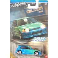 Hot Wheels '99 Honda Civic Type R EK9 Falken