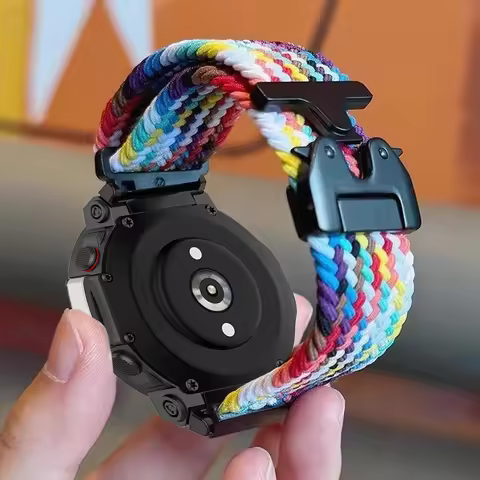 Parachute Style Strap For Huami Amazfit T-REX 2 3 Braided Smart Watchband Sports Bracelet For Xiaomi