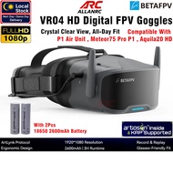 BETAFPV VR04HD Digital FPV Goggles 4.5Inch LCD Display 1920*1080p for P1 Air Unit / Meteor75 Pro P1 