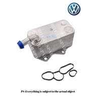 (3 MONTHS WARRANTY) ENGINE OIL COOLER + GASKET (PASSAT B6 GOLF MK5 EOS MK6R) 06D 117 021 C