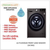 LG FV1450S2K FRONT LOAD WASHER (10.5KG)+2 YEARS LOCAL WARRANTY