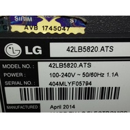 (BD223) LG 42LB5820.ATS / 42LB5610.ATS / 39LB5610.ATS  POWER SUPPLY BOARD EAX65423701 (TERPAKAI)