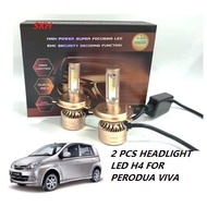 ☆LED☆ 2pcs LED HEADLIGHT BULB (3 COLOR) (H4) FOR PERODUA VIVA