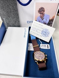#龍年行大運法國Briston經典玳瑁手工方糖錶