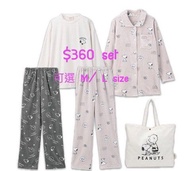 (多圖，冇現貨）日本正版Snoopy 睡衣/史努比家居服福袋