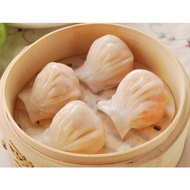 水晶虾饺早餐冷冻手工点心 (8 pcs) Prawn Har Gow Crstal Shrimp Dumpling Frozen Dim Sum Breakfast Tea Break