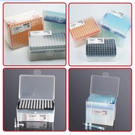 1set Lab 10ul/200ul/1000ul  Plastic Pipettor Tip Box with Pipette Filter Tips For Experiment