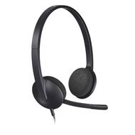 Logitech H340 Wired Headset, Stereo Headphones with Noise-Cancelling Microphone, USB, PC/Mac/Laptop