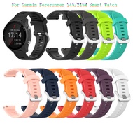 Band Silicone Garmin Watch Forerunner Replacement for Bracelet Soft Strap HR 245M/645/Vivoactive3/Vivomove Wrist