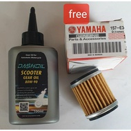 Gear Oil Scooter DashOil 4AT 80W90 Semi Synthetic Base Scooter Gear Oil HONDA, YAMAHA, SYM JET X, , 