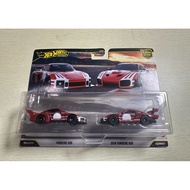 HOTWHEELS PREMIUM TWINPACK PORSCHE 935 & 2018 PORSCHE 935