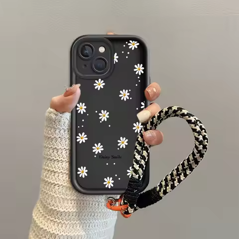 Luxury Flower Lanyard Casing For Huawei Honor 400 Lite 200 Pro MAGIC 5 6 PRO Honor 9X 70 90 Lite 8X 