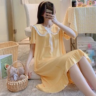 YIFAFA Pajamas New Style Sleepwear Womens Spring And Autumn Fairy Doll Collar Princess Style Summer 