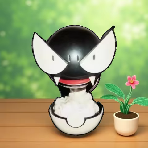 Anime Gastly Humidifier Pokemon Water Replenishing Spray Desktop Air Purifier LED Lamp Decorations I