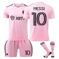 【Uhome】23-24 Season Major League Soccer Jersey NO.10 Miami CF Away Football Adult Kids Jersey Kit Me