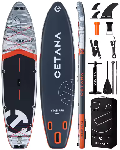 Inflatable Sup Paddle Board 11'6"*35" Portable Inflatable Sup Drop Stitch Material Sup Inflatable Pa