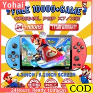 【24H Ship】Game Console 4.3 /5.5 inch Dual Joystick Color Video 15000 Games Arcade Multiple simulator