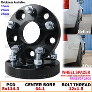 2pcs 5x114.3 Hub Centric Wheel Spacer Honda Accord SDA BRV Civic FB FD FC CRZ CRV HRV Integra DC5 Od