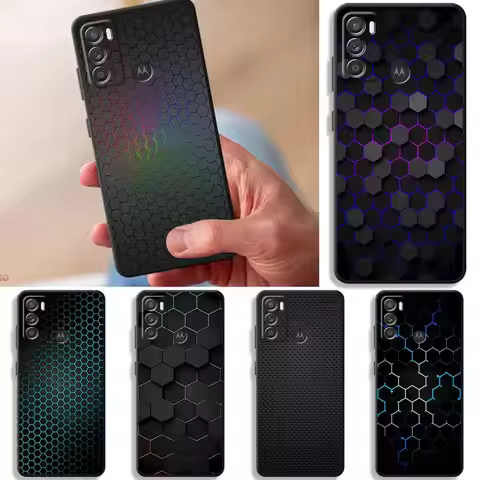 Carbon Fiber Phone Case for Motorola Moto G30 G50 G51 G60S G22 G32 G52 G53 G73 20 30 40 Pro 20 Lite 