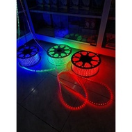 MERAH HIJAU Led HOSE STRIP LIGHT 5050 SMD AC 220V meteran (1M-100M) OUTDOOR - GREEN, RED, BLUE, PINK