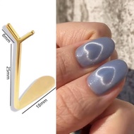 Magnet 3D Heart Shaped Magnet Stick Love Pattern Magnet Suitable Y-shape Nail Magnet Set DIY Gel Pol