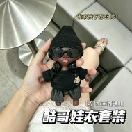 Next Day Da✨Natasha Black Skin Baby Clothes Influencer Same Style 14cm 14cm Black Skin Doll Replacem