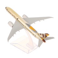 16cm Simulation Boeing Etihad 787 Alloy Airplane Plane Model Toy Diecast Airplane Model For Collecti