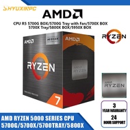 AMD Ryzen 5000 series CPU R5 5700G/5700G Tray/5700X/5700X Tray/5800X/5950X 3 Years Warranty