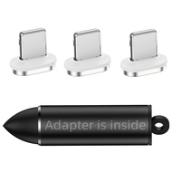YKZ i-Product Magnetic Connector 3-Pack, 7 Pin Magnetic Adapter USB A Magnetic Charging Cable, Compa