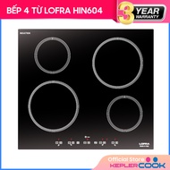 Bếp 4 Từ Lofra HIN604 - Hàng Chính Hãng- VẬN CHUYỂN VÀ LẮP ĐẶT MIỄN PHÍ TẠI TPHCM- BÌNH DƯƠNG- ĐỒNG