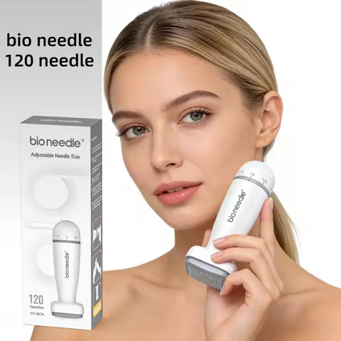 Bio 120Needle Derma Roller Stamp Adjust Needle Derma Microneedle Pen Skin Care Needle length 0.25mm