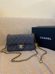 Chanel 金球 高級灰 cf mini 20😍