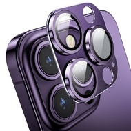 WSKEN for iPhone 15 Pro / iPhone 15 Pro Max/ iPhone 14 Pro / iPhone 14 Pro Max Matte Alloy Metal Gla