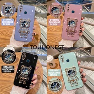 Casing Huawei P30 Lite Case Huawei Nova 8 Pro Cassing Nova Y61 Cases Huawei Nova 10 SE Cover Huawei P20 Pro Case Huawei Mate 50 pro Case Huawei Mate 20X Case Silicone Liquid Quicksand Astronaut Bracket Stand Soft Cover Phone Case