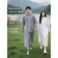 Jas hujan telus tebal / tahan hujan deras / jas hujan mudah dibawa / untuk luar ruang