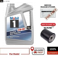144473 Mobil 1™ FS2 Excellent Wear Protection 5W50 SN Fully Synthetic Engine Oil (4 liter)